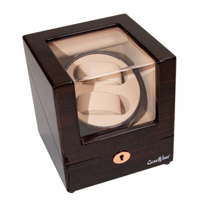 Шкатулка для автоподзавода двух часов LuxeWood LW1051-GC1-5